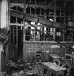 Teachers Mop Up After School Fire (1 of 5)