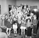 Boys Parade In East Bonnets