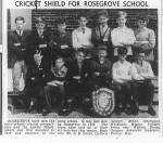 Cricket Shield for Rosegrove School