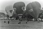An airborne fiesta!   And the sun comes out to save the day.